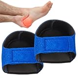 Fersenpolster Unterstützung | Ferseneinlagen Gel-Pads | Verstellbare, atmungsaktive, rutschfeste...