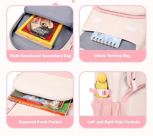 PINAKA Teenagers Backpack Waterproof Shoulder Bag Large Capacity Lightweight School Bag for Boys And Girls4