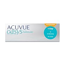 ACUVUE OASYS 1-Day per astigmatismo; Lenti a contatto giornaliere; visione chiara e stabile per tutto il giorno,comfort elevato;-9.00 diottrie; Cilindro -0.75 ; Asse 20 ; BC 8.5; DIA 14.30; 30 lenti