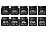 Set di 10 Candele Profumate da Uomo, Confezione Regalo Elegante con 10 Fragranze, Candele Aromatiche in Vetro, Idea Regalo per Papà, Marito, Fratello, Compleanno, Natale, Festa del Papà - 14