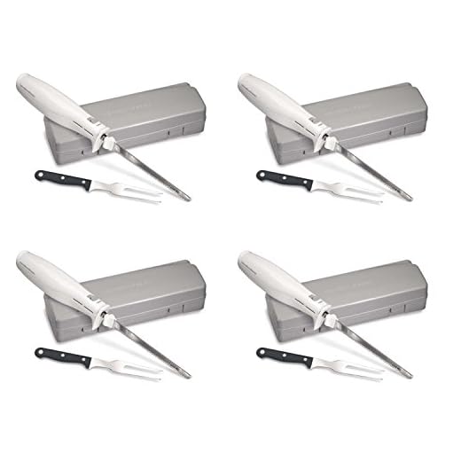 Hamilton Beach 74250 Carve 'n Set Electric Knife with Case (4 Pack)