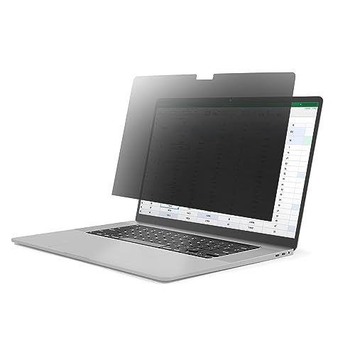 StarTech.com 14-inch MacBook Pro 21/23 Laptop Privacy Screen, Anti-Glare Privacy Filter w/51% Blue Light Reduction, Monitor Screen Protector with +/- 30 deg. Viewing Angle (14M21-PRIVACY-SCREEN)