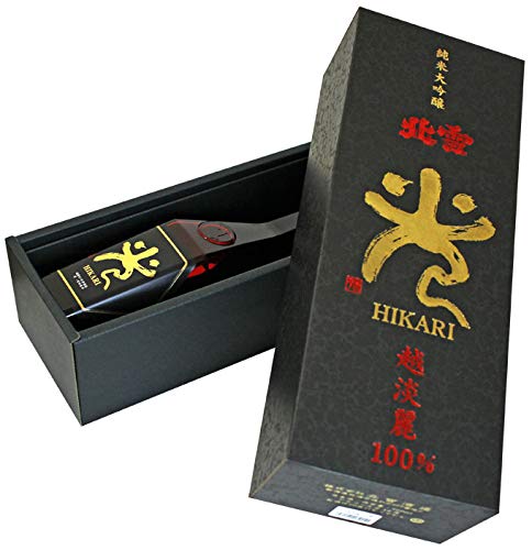 Amazon.co.jp: 北雪酒造 北雪 純米大吟醸 越淡麗 光 遠心分離 720ml