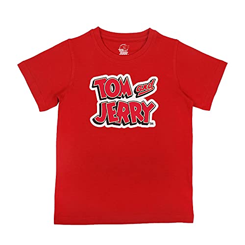 Image of Tom & Jerry Boy's Cartoon Regular Fit Tshirt