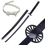 ZiQing Demon Katana Sword Real Metal Anime Cosplay Sword,Handmade Katana，Steel Sword remgoku Sword/zenitsu Sword (Kamado Tanjirou Sword)