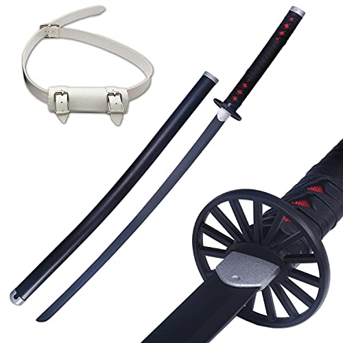 ziqing Anime Cosplay Sword ,Handmade Katanaï¼Œ Demon Slayer Sword Steel Sword remgoku Sword/zenitsu Sword (Kamado Tanjirou Sword)