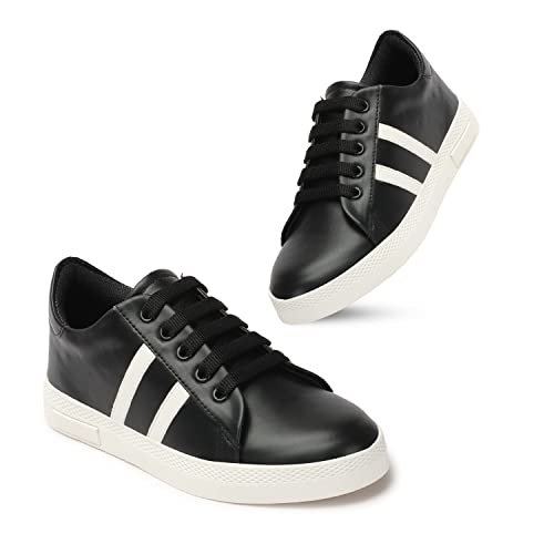 Image of ANTOX Introduce You A Regular Comfortable Striped Casuals for Women's /Ladies /Girl's Sneakers for Women