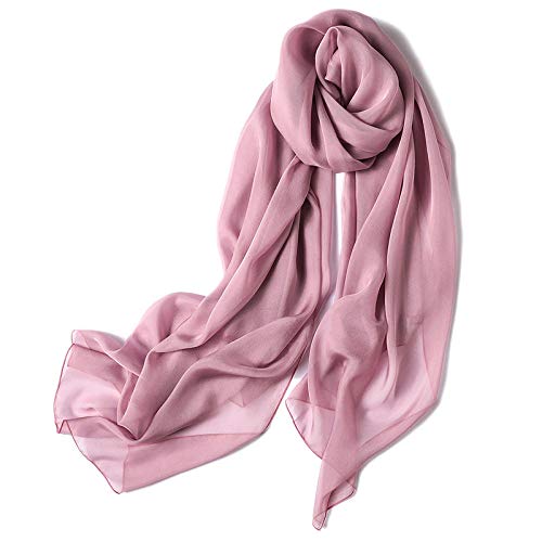 Foulard en soie femme pour le quotidien et écharpe légère de mûrier pour le bureau