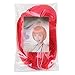FREE BEAUTY Red Short Bob Cosplay Flapper Wig-Synthetic Costume Women's Natural Looking Halloween Party Christmas Bangs Wigs