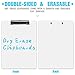 Dry Erase Clipboards, HERKKA 15 Pack Hardboard Office Whiteboard Clipboards Low Profile Clip Standard A4 Letter Size, ECO Friendly, Size 12.5 x 9 Inch