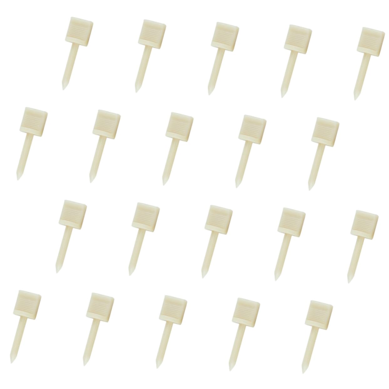 GOOHOCHY Nylon Archery Target Nails 6.5/5.4cm Pins Target Stakes 20pcs Archery Targets for Backyard Strong Fixation