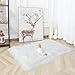 Noahas Luxury Fluffy Rugs Bedroom Furry Carpet Bedside Faux Fur Sheepskin Area Rugs Children Play Princess Room Decor Rug, 2 x 3 Feet