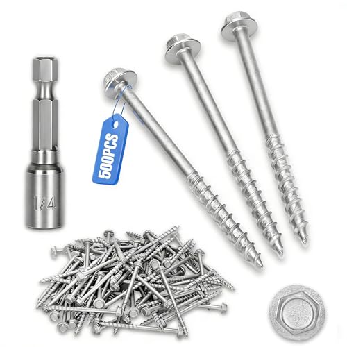 Image of Mech.Galv.#9 x 2-1 /2 inch Joist Hanger Screws-500 Qty,9212R500 Hurricane Screws