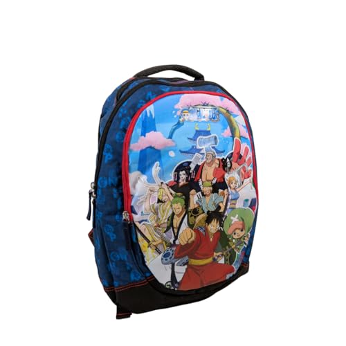 mybagstory - One Piece – Rucksack für Jungen 45 x 32 x 16 cm – Schultasche für Kinder mit 1 Reißverschlussfach und Fronttasche – leichte Tasche CP CE1 CE2 – Schulranzen One Piece Primary