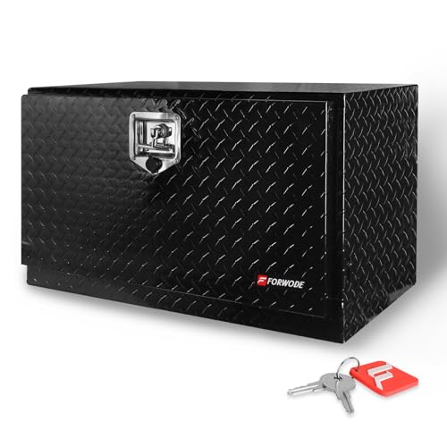 Forwode SCT3017B 30 Inch Underbody Truck Tool Box Aluminum Storage Tool Box For Pickup Truck Bed cover