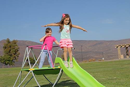 Kids Dome Climber Play Structures - Multiple Kids Jungle Gym Climbing Structure, Activity Center, Outdoor & Indoor Playground, Monkey Bars Climbing Tower - Age 3 - 10 Play Sets - 55 inches Mat