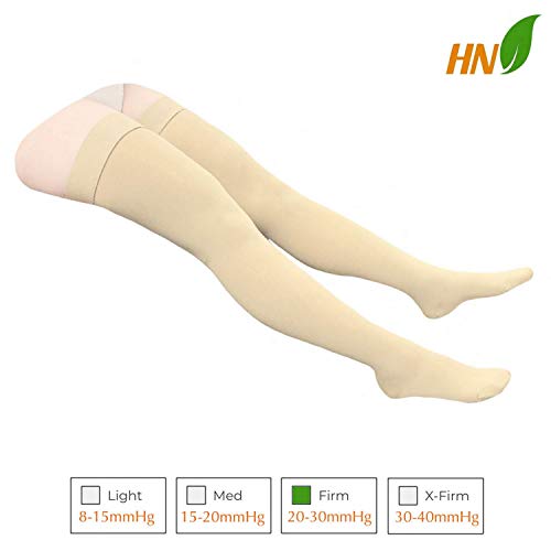 Muslera ortopédica HealthyNees 2X-Large beige 20-30 mmHg miniatura 2