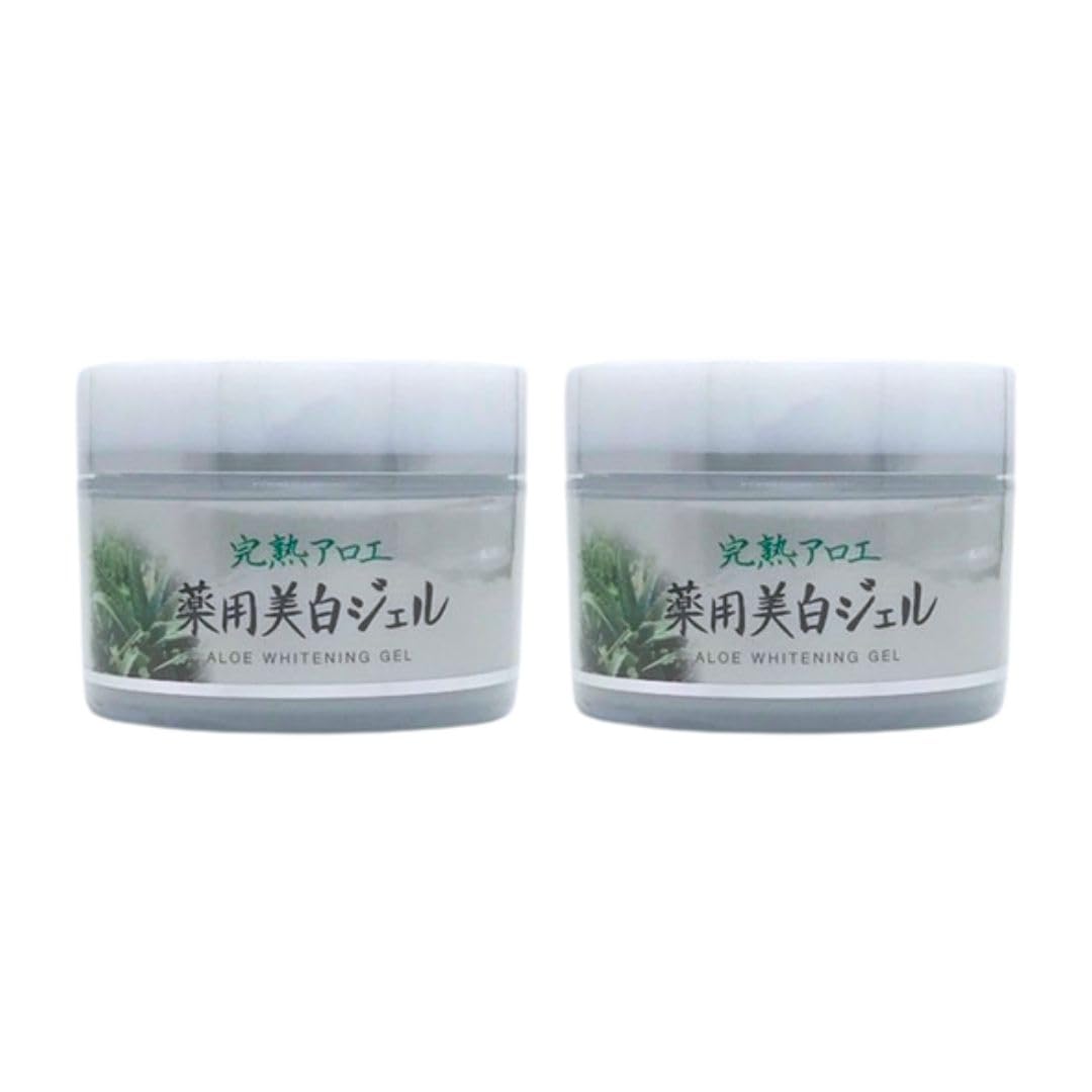 Amazon | 完熟アロエ 薬用美白ジェル 100g 医薬部外品 2個セット