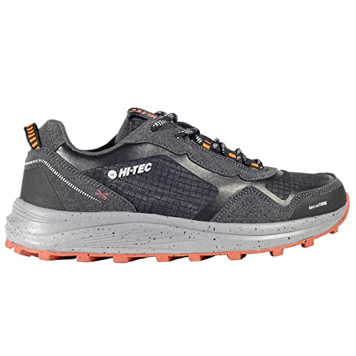 HI-TEC Gravel Trail Destroyer Terra Fly Serra Zapatillas Trail Running Hombre, Calzado Trail Hombre, Calzado Senderismo Hombre (Black, Numeric_41)