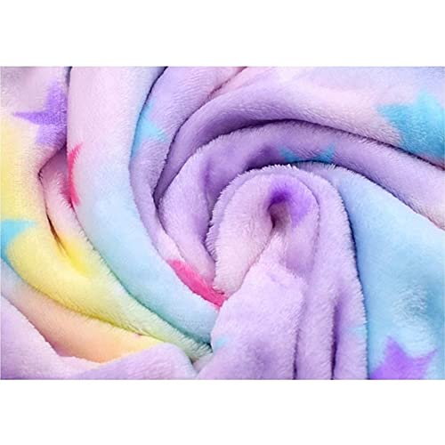 Pijama Importado Unicórnio Estrelinha Kigurumi Peludo Rápido Tamanho: G; Cor: Roxo