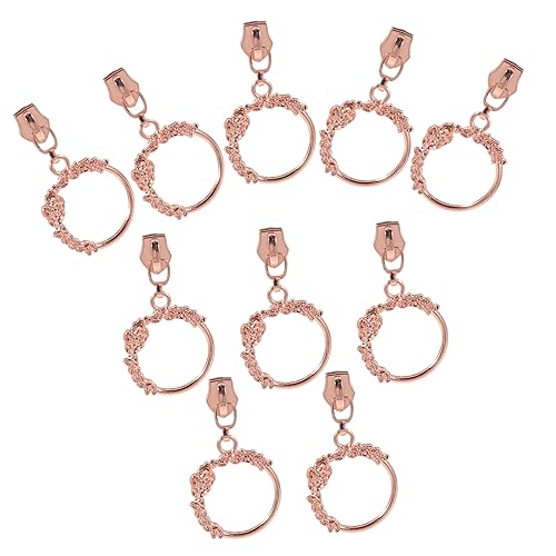KALLORY 10 Peças Ferramenta De Puxar Zíper Guirlanda De Flores Guirlanda De Flores DIY Cabeças De Zí