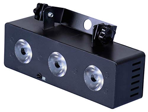 E-Lektron MS-3 Multi-Spot Lichteffekt 3-fach LED Strahler R/G/B Musiktakt gesteuert