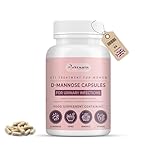 D-Mannose Capsules | Support Bladder Control & Urinary Tract Infection | d mannose Cystitis Treatment for Women | High Strength 1500 mg