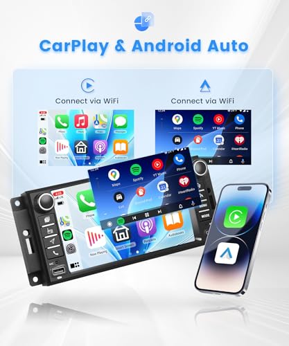 Radio para Jeep Wrangler 2007-2017, Android 7" táctil miniatura 4