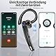 Bluetooth Headset V5.4, Wireless Freisprech Telefon mit CVC 8.0/ENC Dual Mic, APTX, Mute Zwei-Geräte-Verbindung Headset Handy, 115 Std, USB-Adapter Freisprech mit Ladebox für Business/Trucker