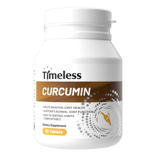 TIMELESS Curcumin Supplement, Powerful Antioxidant Support for Daily Wellness, Turmeric Extract Formula, Cellular Health & Healthy Aging Support, 60 Capsules