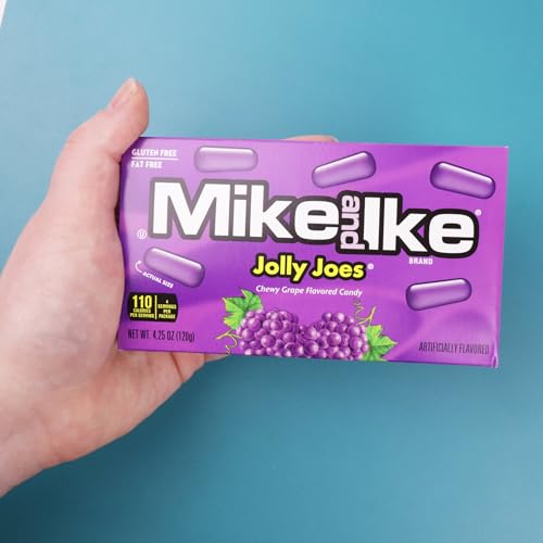 Mike and Ike Jolly Joes Caja x3 Caramelo Uva 120 g miniatura 4