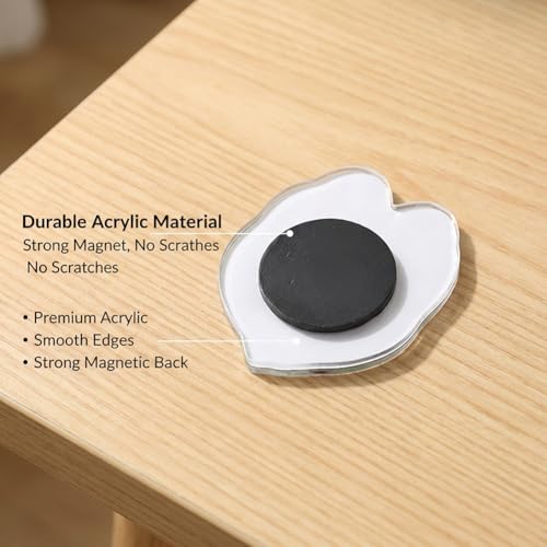 Set de 12 imanes decorativos para refrigerador en forma de hoja miniatura 4