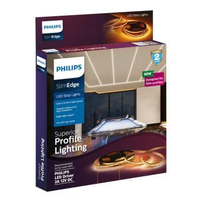 Buy PHILIPS SlimEdge Profile LED Strip Light | 12V DC, 25W, 144