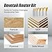 Vearter 6PCS Dovetail Router Bit Set 1/4 Inch Shank, 1/4
