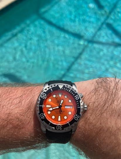 Image of RATIO FreeDiver Helium-Safe Dive Watch Sapphire Crystal Automatic Diver Watch 1000M Water Resistant Diving Watch for Men (White)