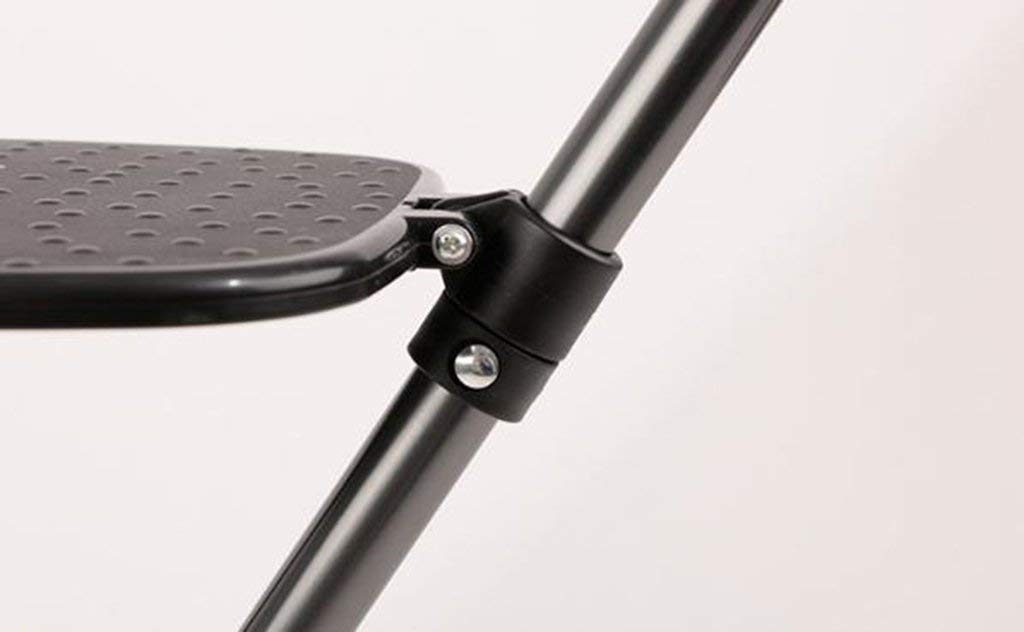 Sedia da Passeggio Portatile a LED Sedile Stampella Sgabello Pieghevole per Anziani Treppiede Pieghevole, Stampelle