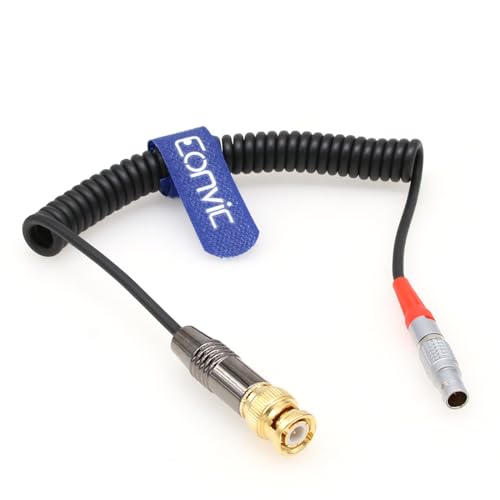 Eonvic BNC 5pin Time Code Coiled Cable For ARRI ALEXA Camera Sound Devices - Image 3