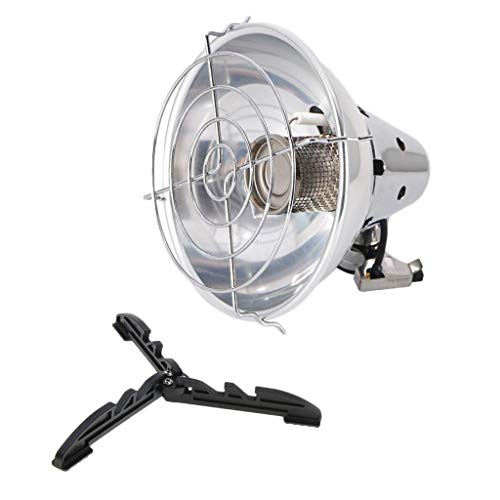 Edelstahl Camping Gasheizung Campingheizung Gas Zeltheizung Gas-Heizstrahler, 15 x 15 x 14 cm