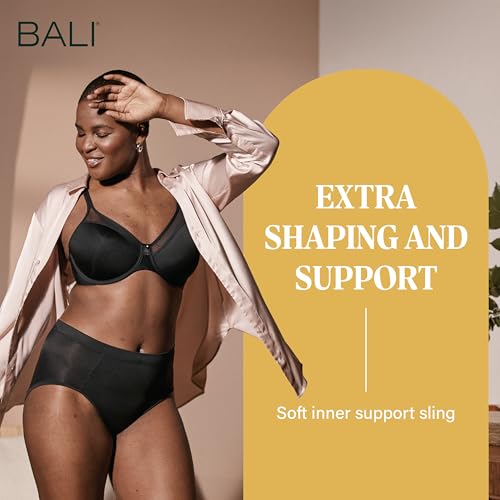 Image of Bali Women's Everyday Bras for Women - One Smooth U Underwire Bras - Adjustable, Supportive & Comfy, Plus Size