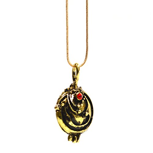 Beaux Bijoux - Collana con ciondolo ispirato a Elena Gilbert Vervain, con ciondolo in cristallo antico e ciondolo in confezione regalo