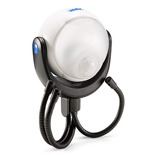 Equipt EQBPL090 Weather Resistant Portable Multi-Functional 360 Degree LED Light w/ Motion Sensor for Outdoor Lighting
