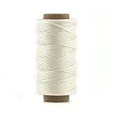 Hilo Encerado de Cuero de 0,8 mm y 150 D de Grosor para Coser a Mano, cordón de Cuero, Pulseras, bisutería, 50 Metros de Hilo Encerado -2