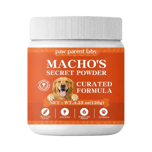 Paw Parent Labs Machos Secret Powder Paw Parent Labs Green lipped Mussel Support Dog Cartilage & Bone Health Joint Mobility & Flexibility 4.23 oz