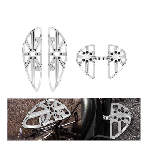 Repose-pieds moto avant et arrière pour Harley Davidson Touring Softail et Dyna - 2