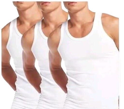 Super Soft Cotton Vest Pack of Three Comfortable Fit Breathable Lightweight Sleeveless Undergarment for Men-picture-57