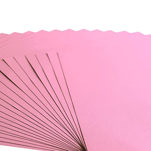 Florence Cardstock Textured, Coloured Card Making Supplies 12 x 12 inch, Pink, 20 Sheets - Image 4