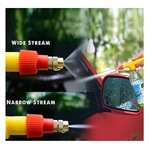 Sulfar Bottle Sprayer for Plants Garden Pesticide Car Wash with Adjustable Brass Nozzle Sprayer (Handheld Pump)