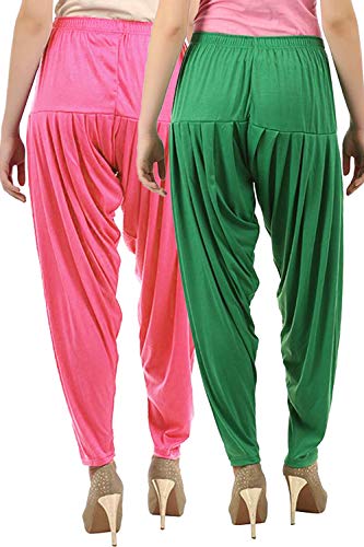 Image of Buy That Trendz Patiala Salwar for Women Viscose Patiala Pant Combo