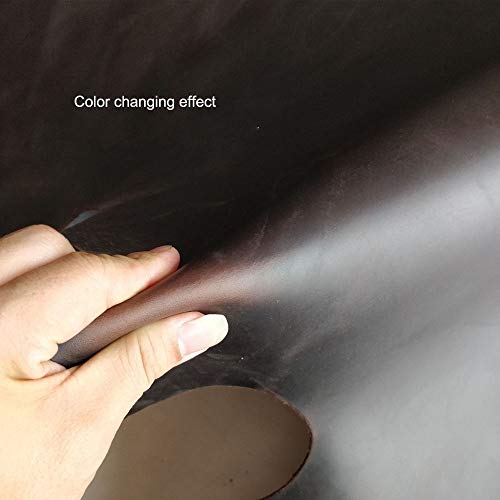 Cowhide Oil Tanned Crazy Horse Leather Craft Arts Tooling Sewing Hobby Workshop Leathercraft Accessories Diy Material Retro Pull Up Style (Green (Thickness : 2.0Mm), 10 Sq Ft (Irregular Shape)) #TOP5