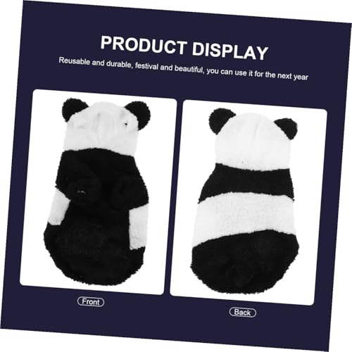Disfraz de panda para perro talla M miniatura 4